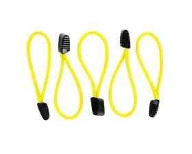 HSP Seats Paracord Zipper Pulls w/ Plastic Grip Pack of 5 Yellow